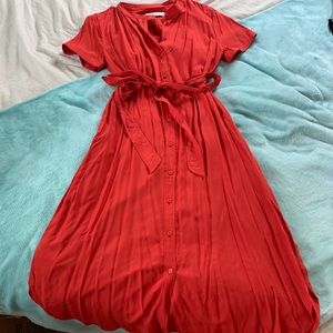 $3/20 LOFT burnt orange dress